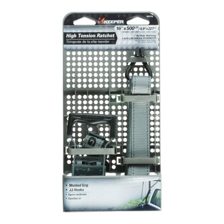 Keeper Keeper 1 in. W X 16 ft. L Gray Tie Down 500 lb 1 pk 85514